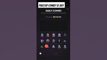 Pixel tap by pixelverse daily combo 12 July 2024 100% completion | Pixelverse