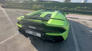 Lamborghini Dubai Driving Experience | Huracán Evo Spyder | Holiday in Dubai | Part 1
