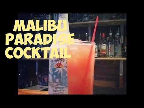 how-to-make-malibu-paradise-cocktail!!