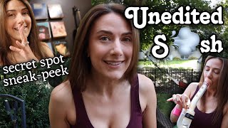 TRYING YOUR B💨NG RIP TIPS 😮‍💨 | unedited, chaotic s💨sh + a secret new space sneak peek