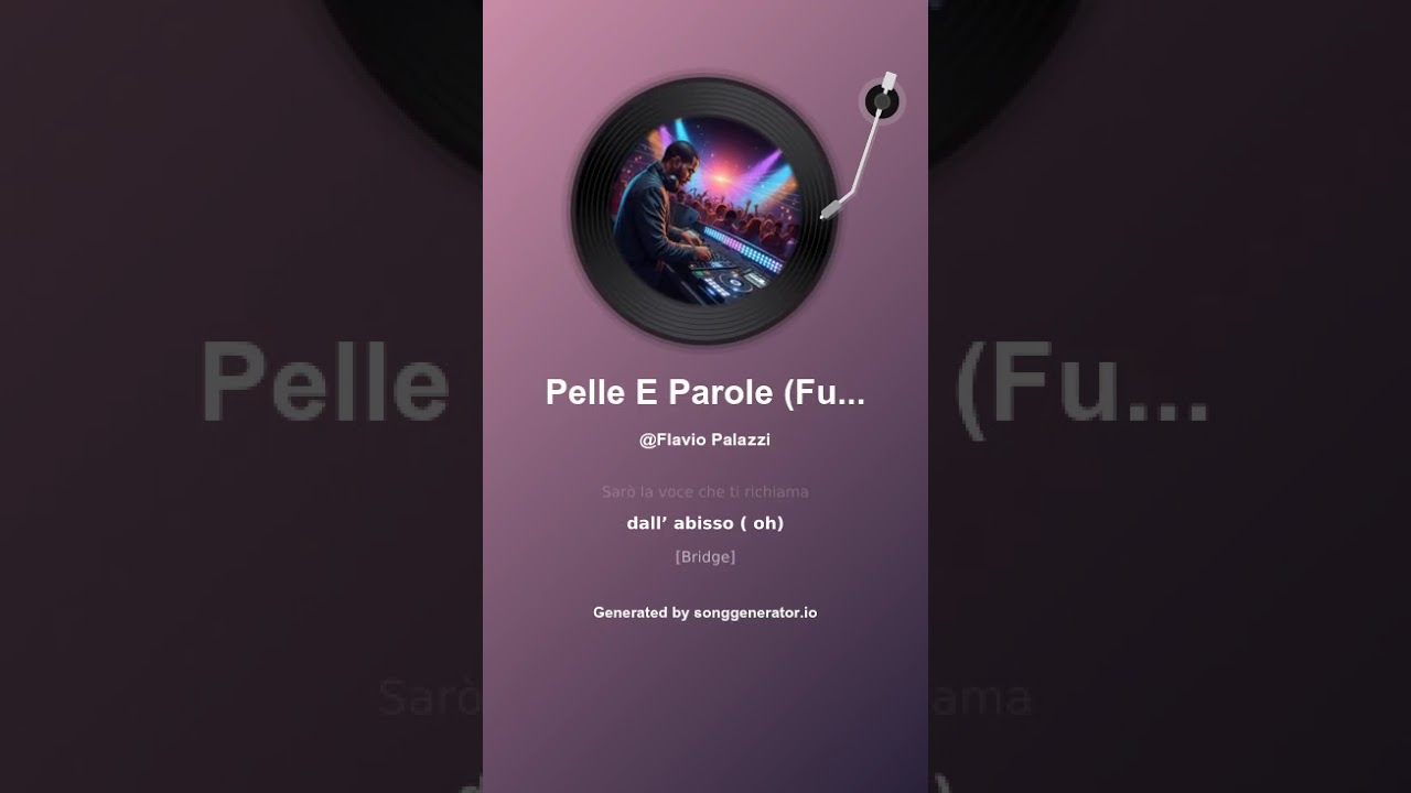 Pelle E Parole (Funky Groove)