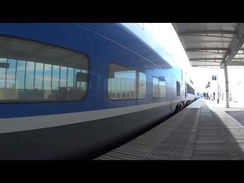 TGV train pulls into Avignon station