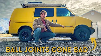Replacing Ball Joints on my Astro Van | Maintenance on my Home on Wheels