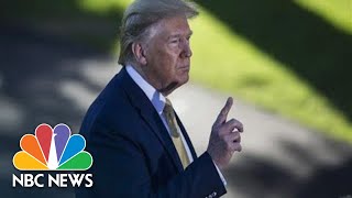 Watch: Trump Speaks To Reporters While Departing White House For Rally | NBC News