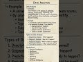 Data Analysis Notes: Definition, Example &amp; 4 Types | Study Shorts