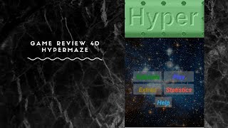 very interesting 4D game review, Hypermaze 4D Maze