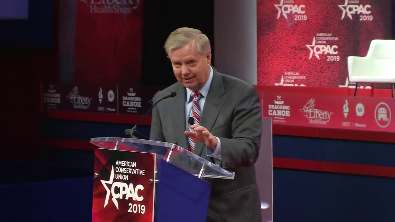 Lindsey Graham speaks at CPAC 2019