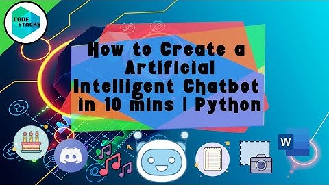 How to Create AI ChatBot in 10 mins | Python