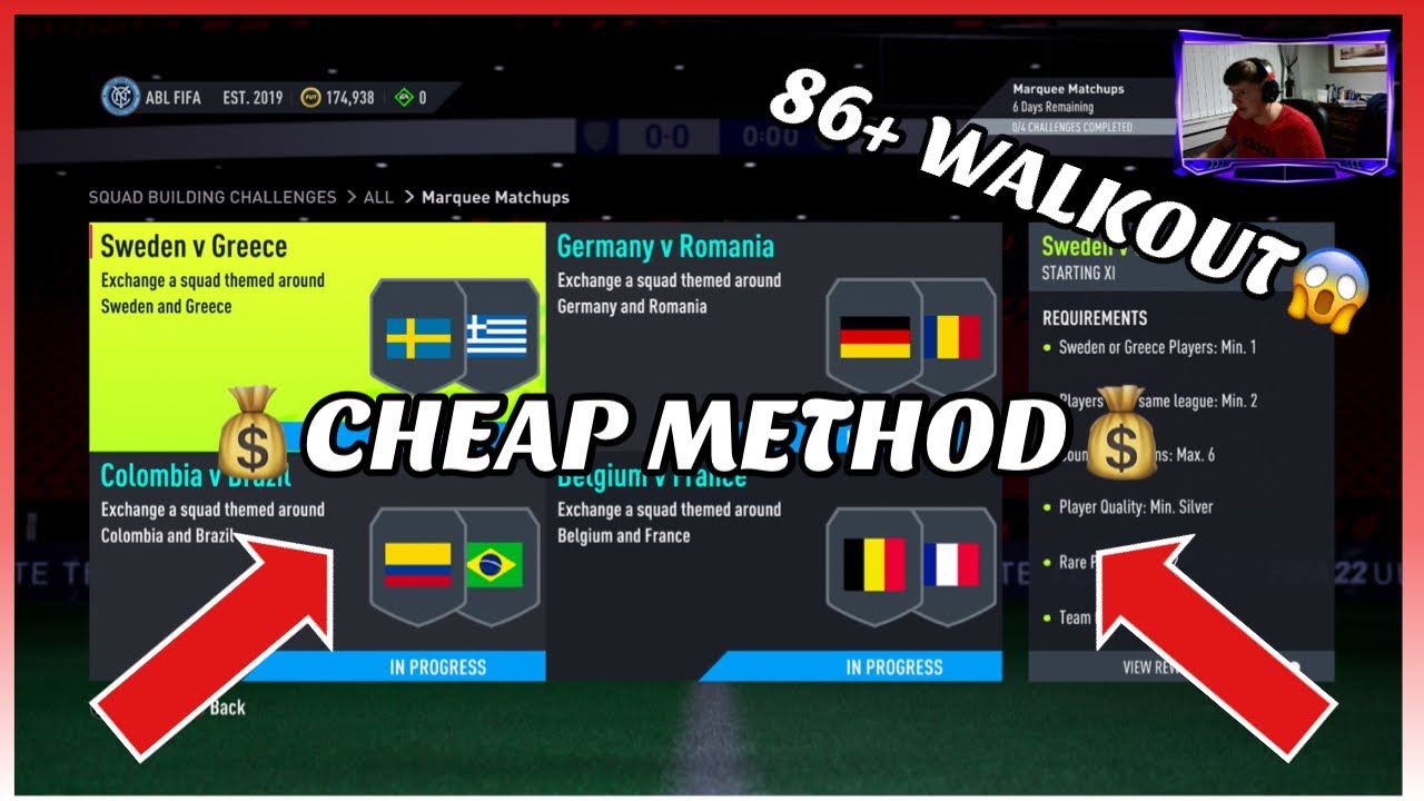 FIFA 22 MARQUEE MATCHUPS SBC (Cheap Method)