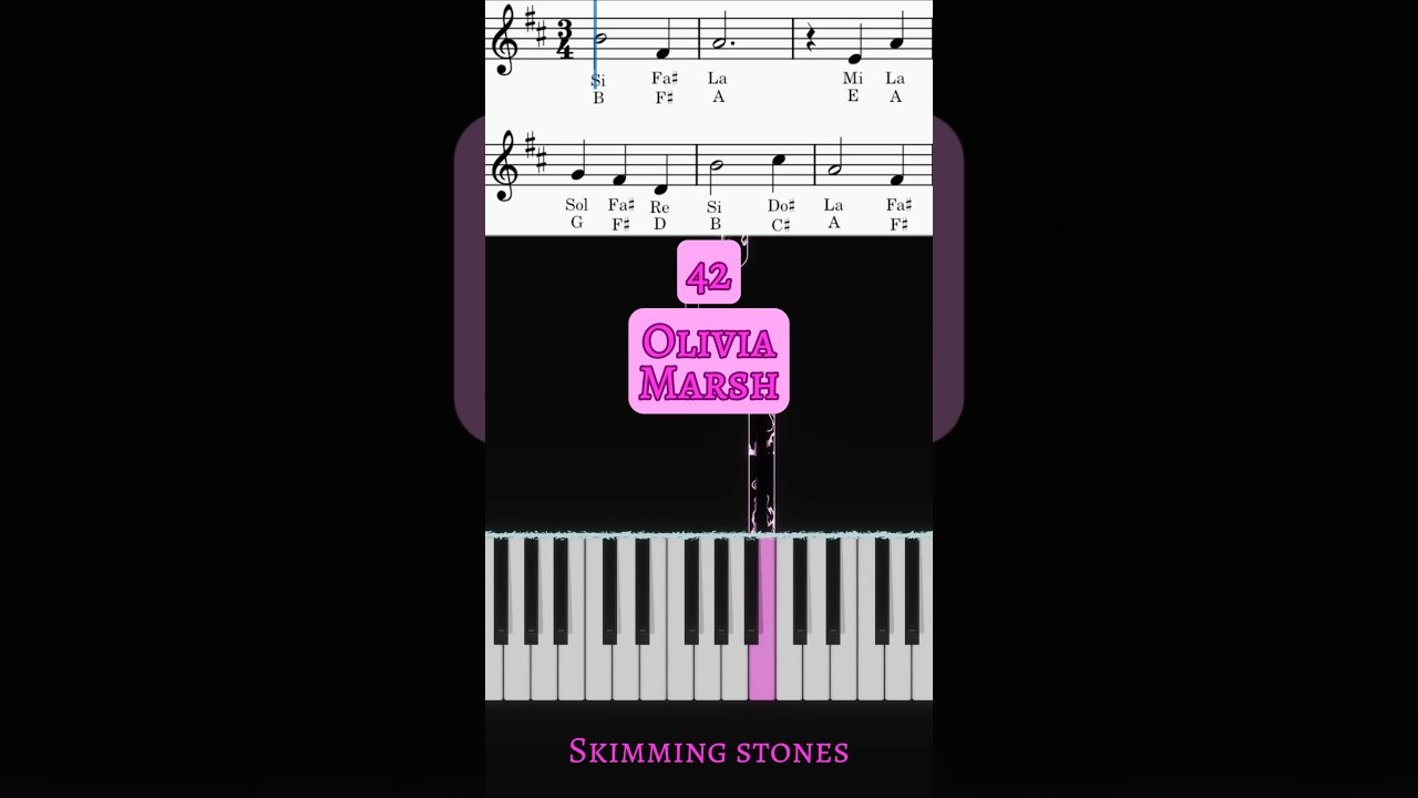 Olivia Marsh - 42 Piano Cover 