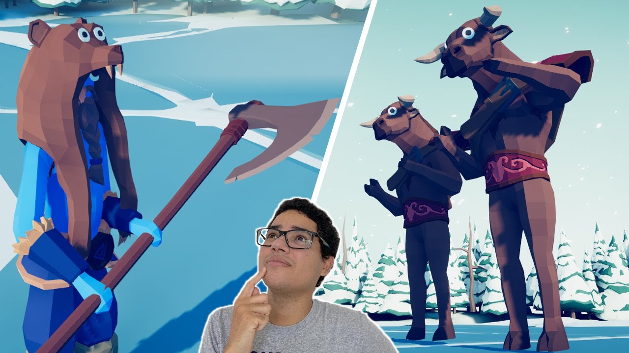 MONTEI UM EXÉRCITO COM TOUROS MUTANTES!!! (TOTALLY ACCURATE BATTLE SIMULATOR)