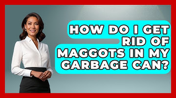 How Do I Get Rid Of Maggots In My Garbage Can? - Insects and Invaders