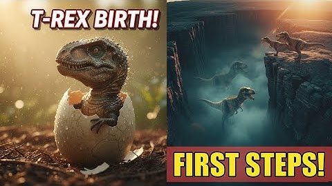 Rare T-Rex Hatchling Scenes 🥚🦖 Epic Birth-to-Beast Journey 