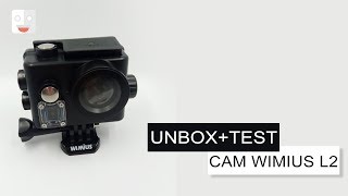 UNBOXING + VIDEO TEST Wimius Action Cam L2 1080p HD