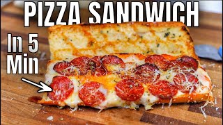 Pizza Sandwich in 5 min. At Home