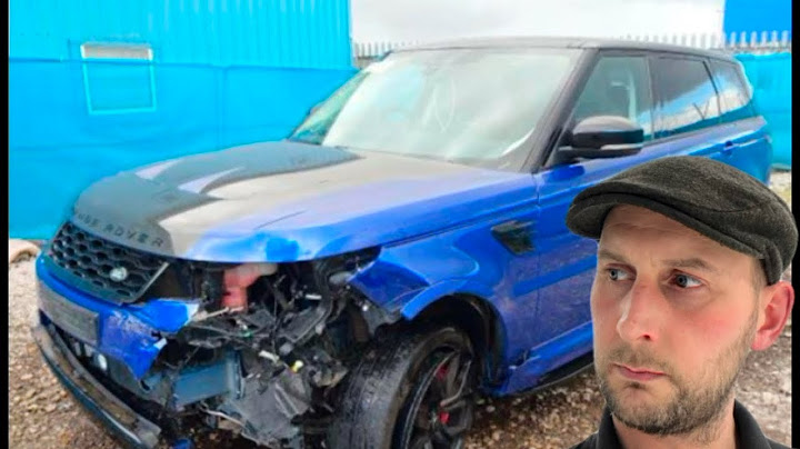 Buying a salvage Range Rover SVR what have I done