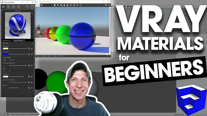 GETTING STARTED WITH VRAY MATERIALS - Vray Rendering for SketchUp Tutorial
