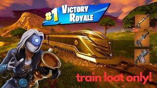 Fortnite but I can use train loot only.