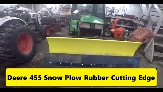 John Deere 54" Snow Blade Rubber Cutting Edge