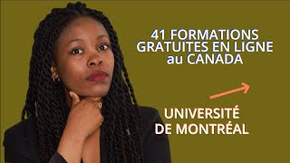 41 Formations Gratuites En Ligne À Luniversité De Montréal