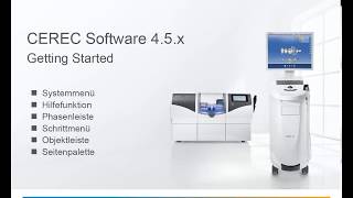 CEREC SW 4.5.x Getting started