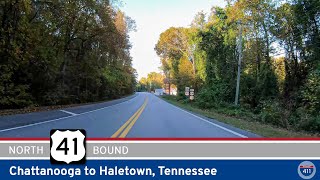 U.S. Route 41: Chattanooga to Haletown - Tennessee | Drive America's Highways 🚙