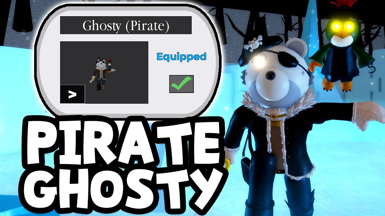 Как разблокировать Пиратского Призрака в игре PIGGY (Рождественский календарь, День 26)