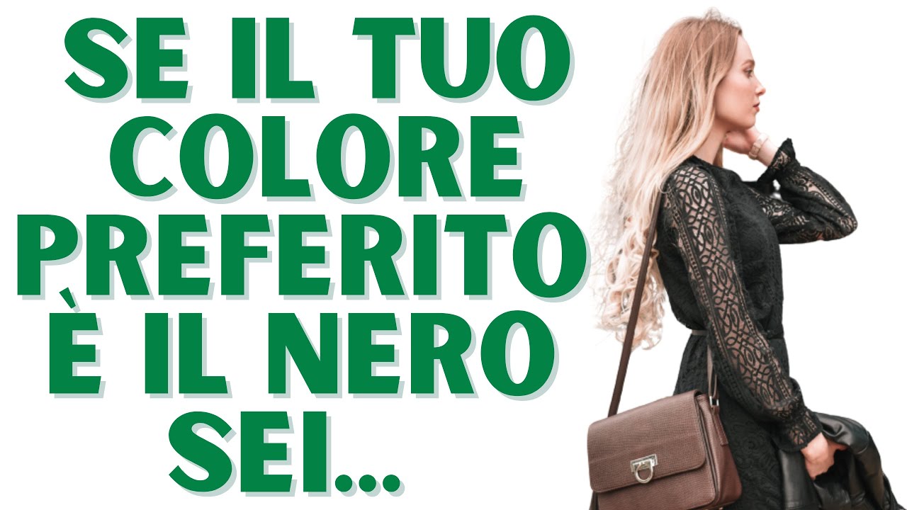 Psicologia del colore nero ecco chi sei se ti piace questo colore