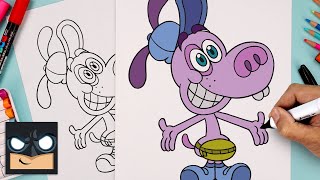 how to draw bloofy inside out 2 for beginners