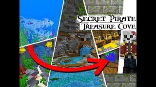 Minecraft 1.14 Secret Underwater PIRATE COVE!