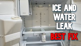 Samsung Refrigerator Ice BuildUp and Leaking Water Inside Drawers  How to Fully Fix it Forever