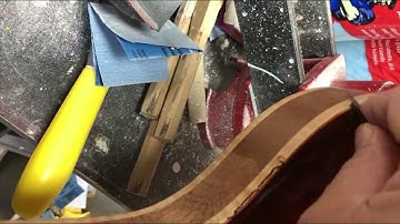 Scraping Faux Binding on a Double Burst "T"
