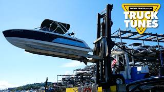 Marina Forklift | Truck Tunes for Kids | Twenty Trucks Channel | Forklift Song for Kids