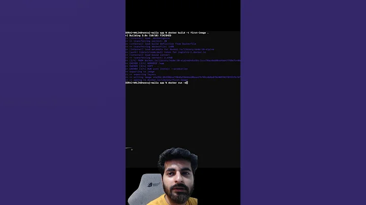 Running my First docker container and building my first image 🔥
