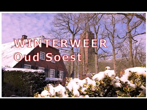 Winterse beelden van de oude kern van Soest