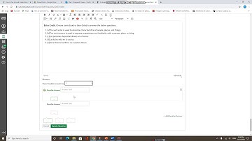 How to add Extra Credit Questions to Final Exam in Canvas