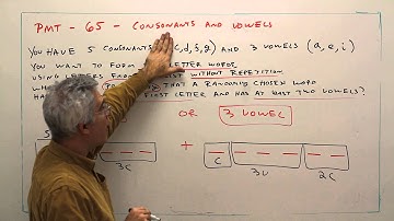 PMT-65 Consonants and Vowels