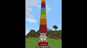 Minecraft Rainbow TNT 🌈🤯 #minecraft #shorts