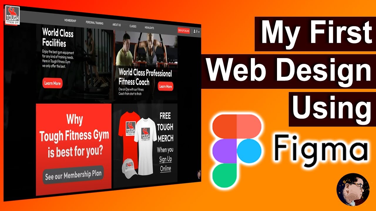 Creating my first web design using FIGMA - YouTube