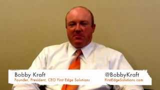 First Edge's Newsletter - Welcome Message from Bobby Kraft