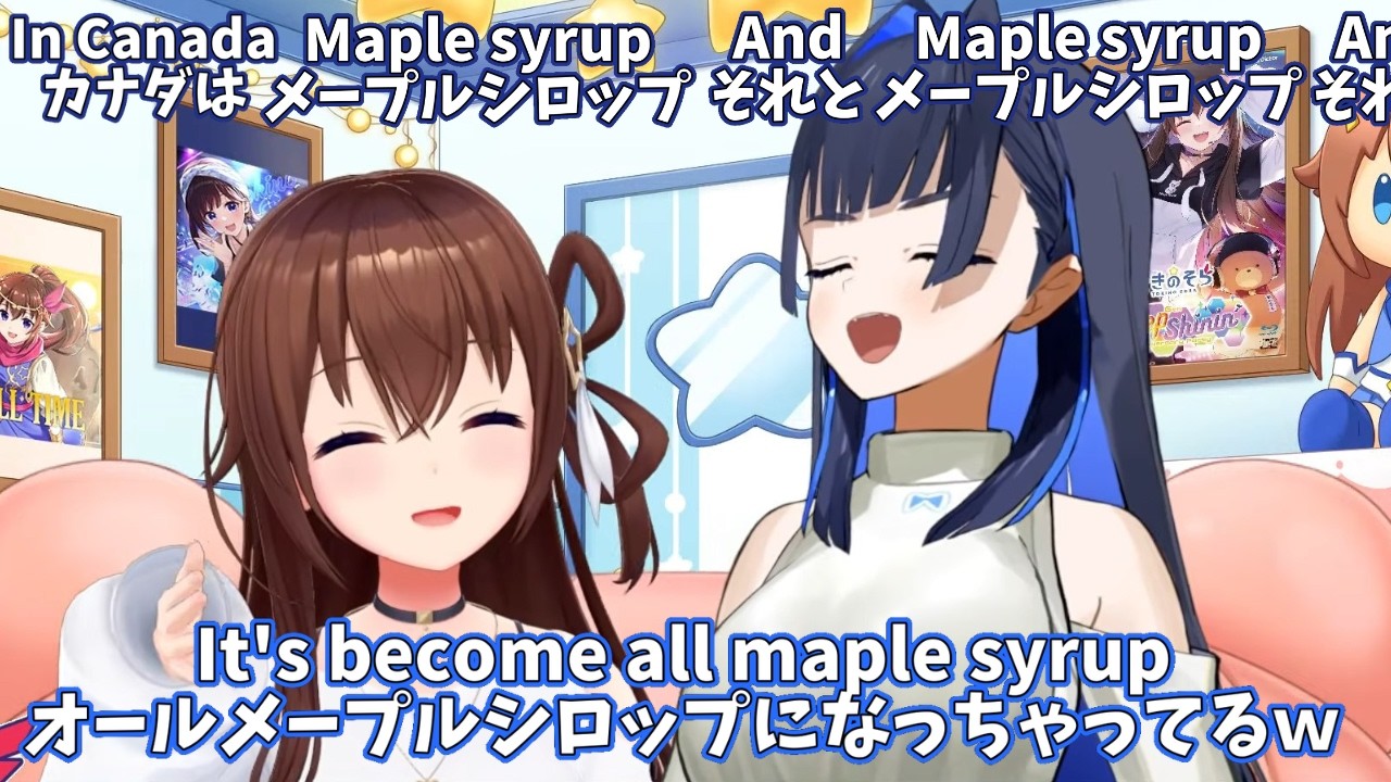 Sora and Kronii LOVE food!【Hololive】