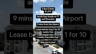 2 bed 2 bath in South East Austin, TX for $1,875 - 15 minutes to downtown!