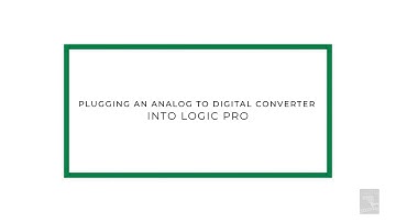 Plugging an Analog to Digital Converter into Logic Pro