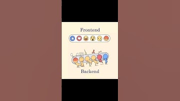 Frontend VS Backend 🤡 #codingmeme #programming #memes #coding