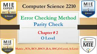 Why Error Checking Method is Important O Level computer science 2210 | O Level | Data Transmission