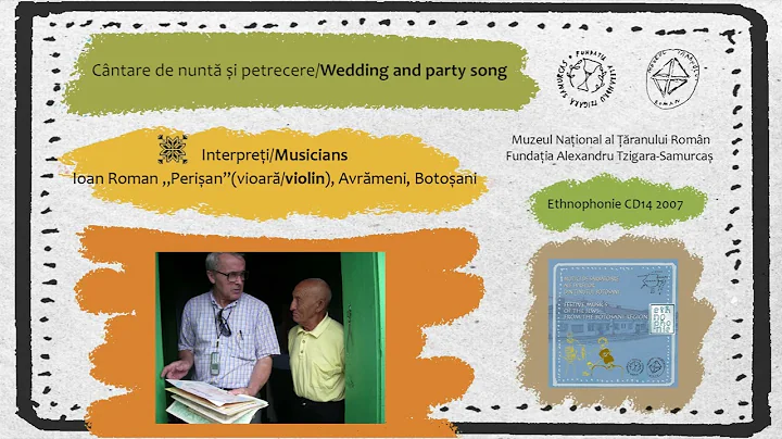 Cntare de nunt i petrecere - Ioan Roman  Perian, A...