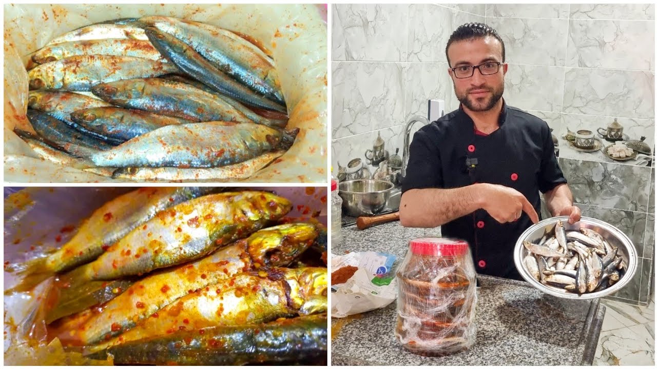 طريقة عمل السردين المملح من غير مينشف او يحدق منك 👌في البيت انظف من المحلات 💯 مرة تجهيزات العيد 2023