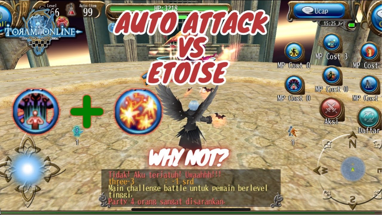 SOLO AUTO ATTACK VS ETOISE #toramonlineindonesia # ...