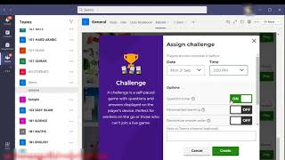 Assign Kahoot Quiz to your Class team!