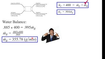 4.7 Liquid Extraction Mass Balance Problem